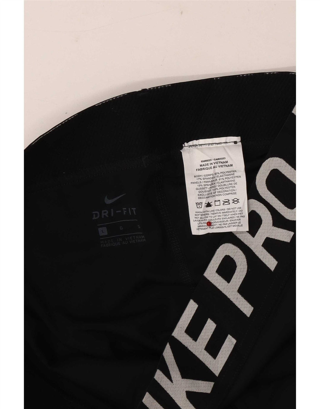 Nike Leggings gráficos para mujer, talla grande, poliéster negro