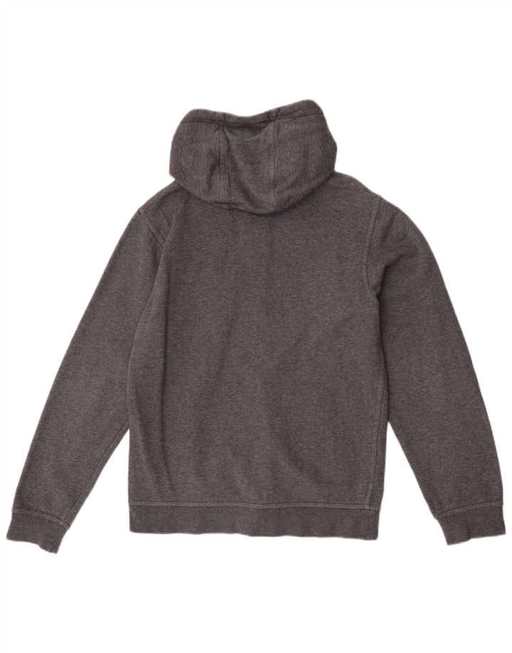 Nike - Sudadera con capucha y cremallera para hombre, talla pequeña, algodón gris