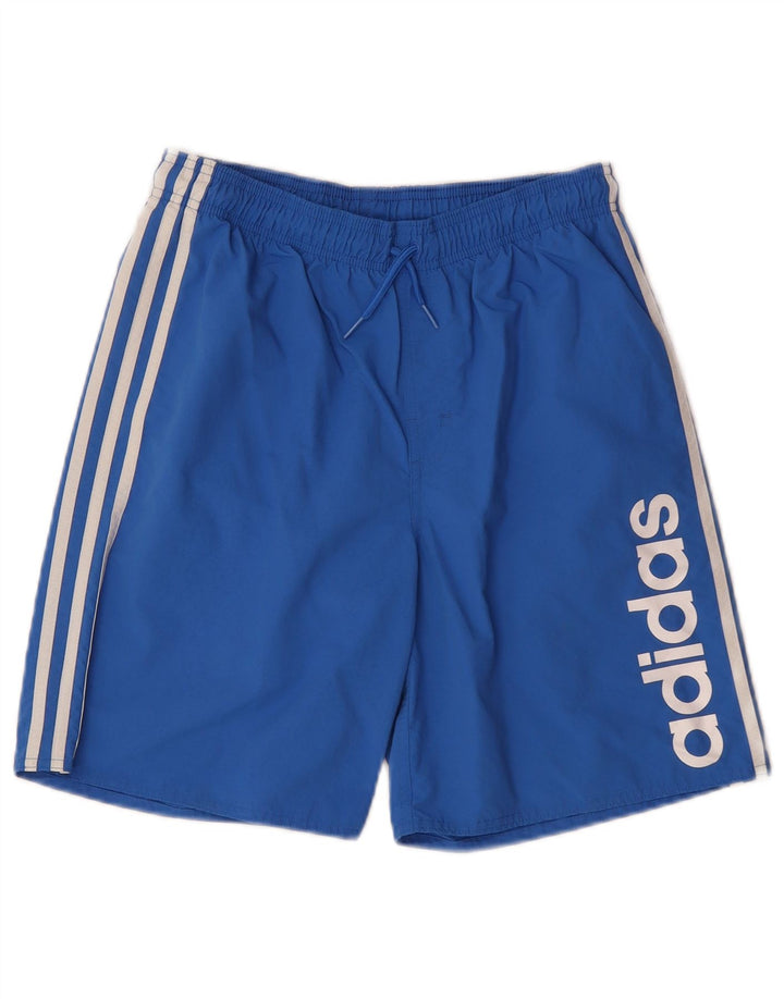 Adidas Pantalón corto deportivo para niño Graphic 15-16 años Azul Poliéster