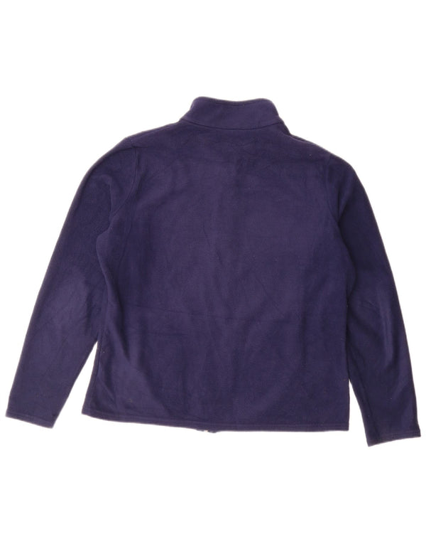 M & S Chaqueta polar para mujer UK 46 Large Azul marino