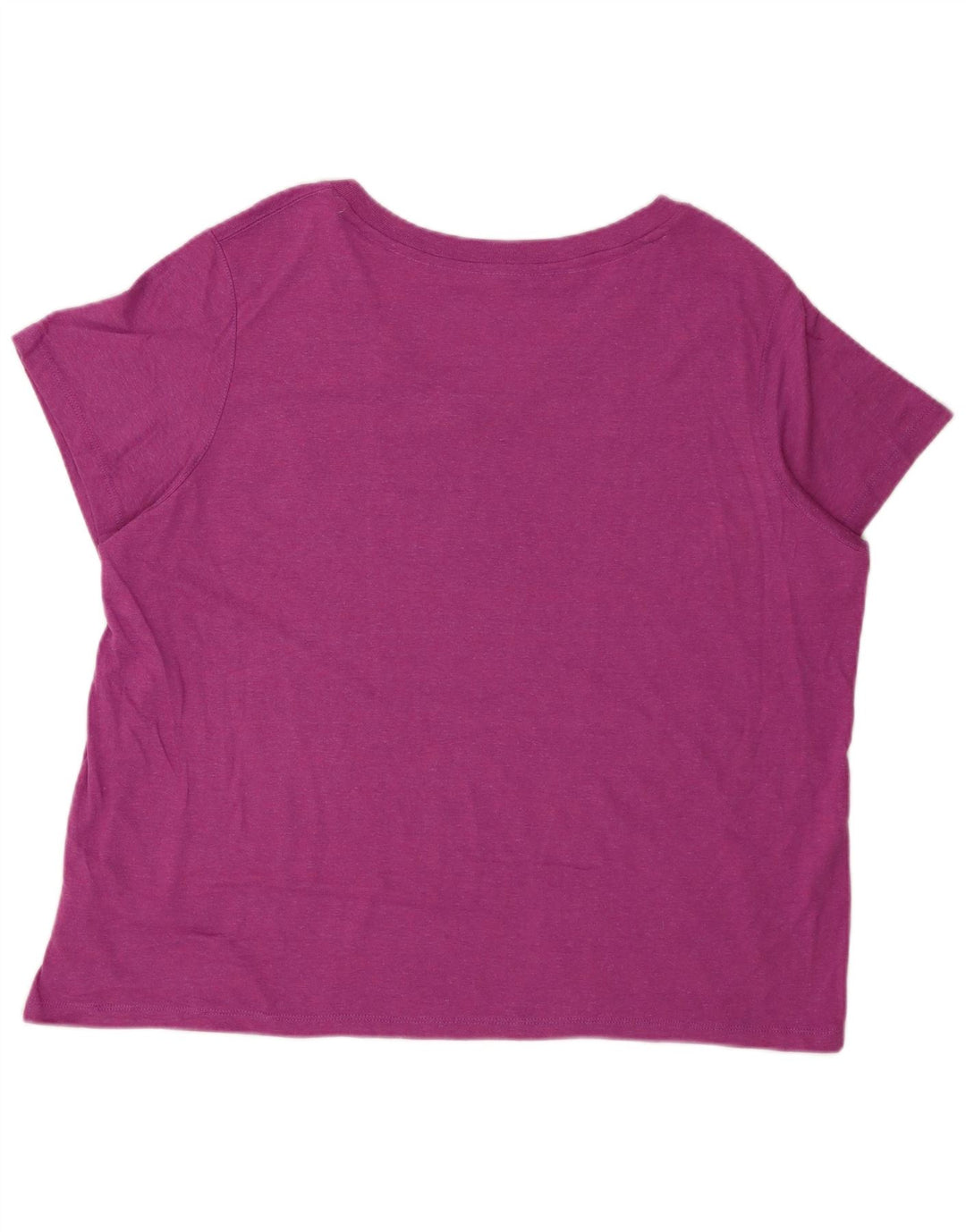 CHAMPION Camiseta extragrande para mujer UK 20 2XL Algodón moteado morado