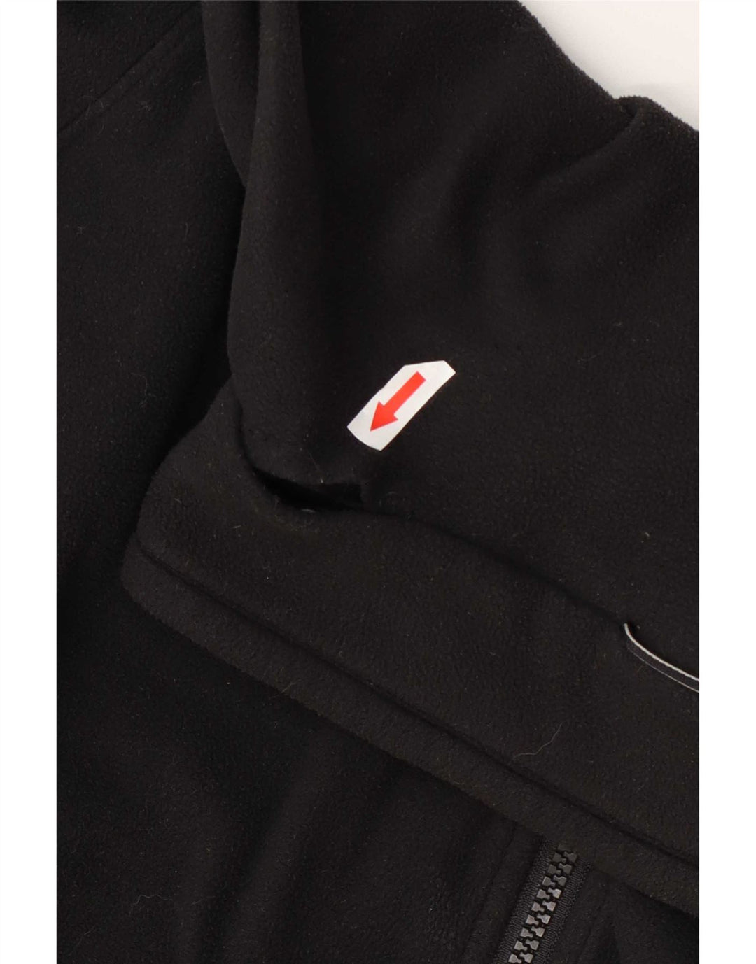 The North Face Chaqueta polar con forro para hombre, talla 40, poliéster negro grande