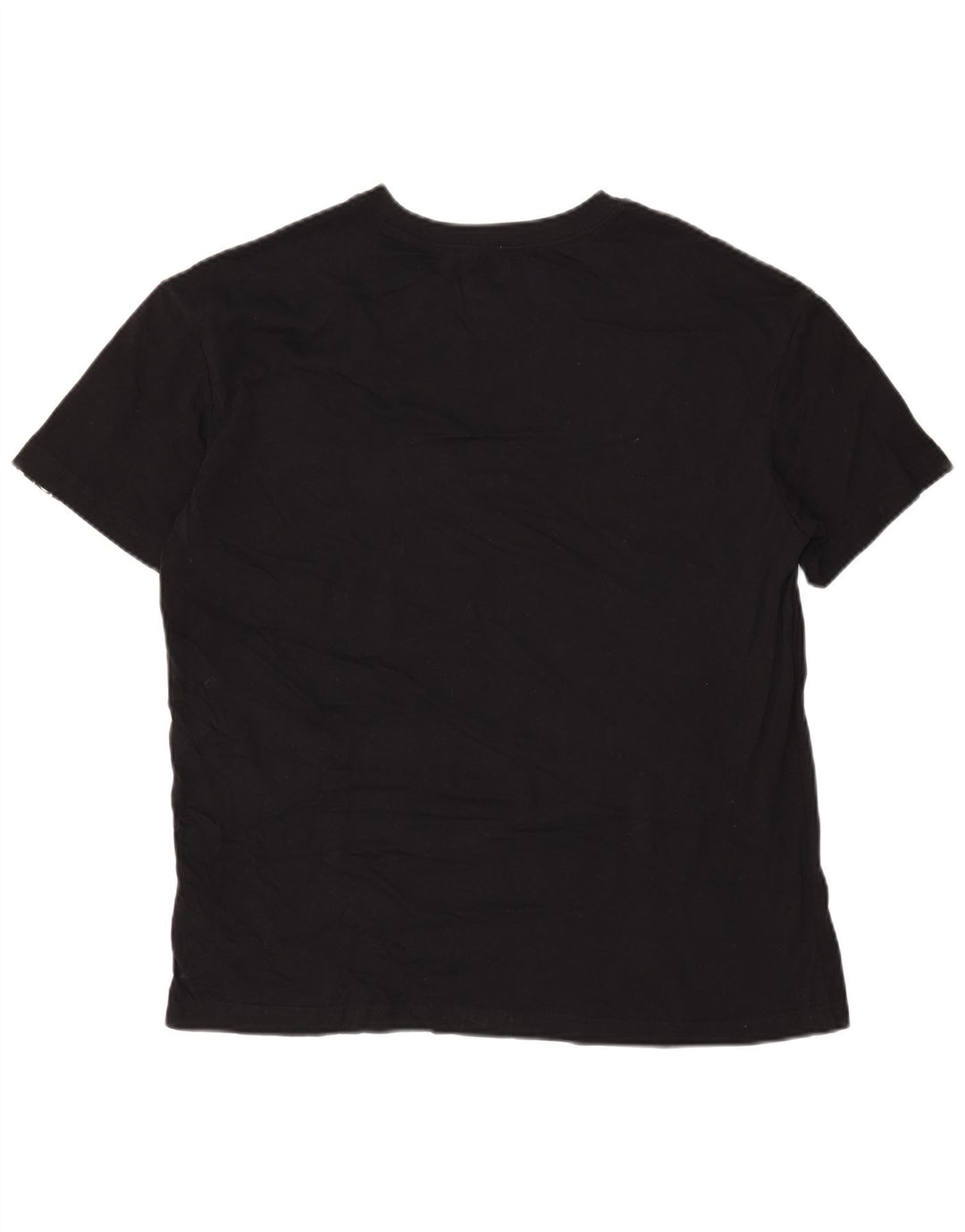 Nike Camiseta gráfica para hombre Top mediano de algodón negro