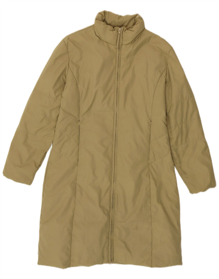 Sergio Tacchini Abrigo acolchado para mujer IT 44 Medium Khaki