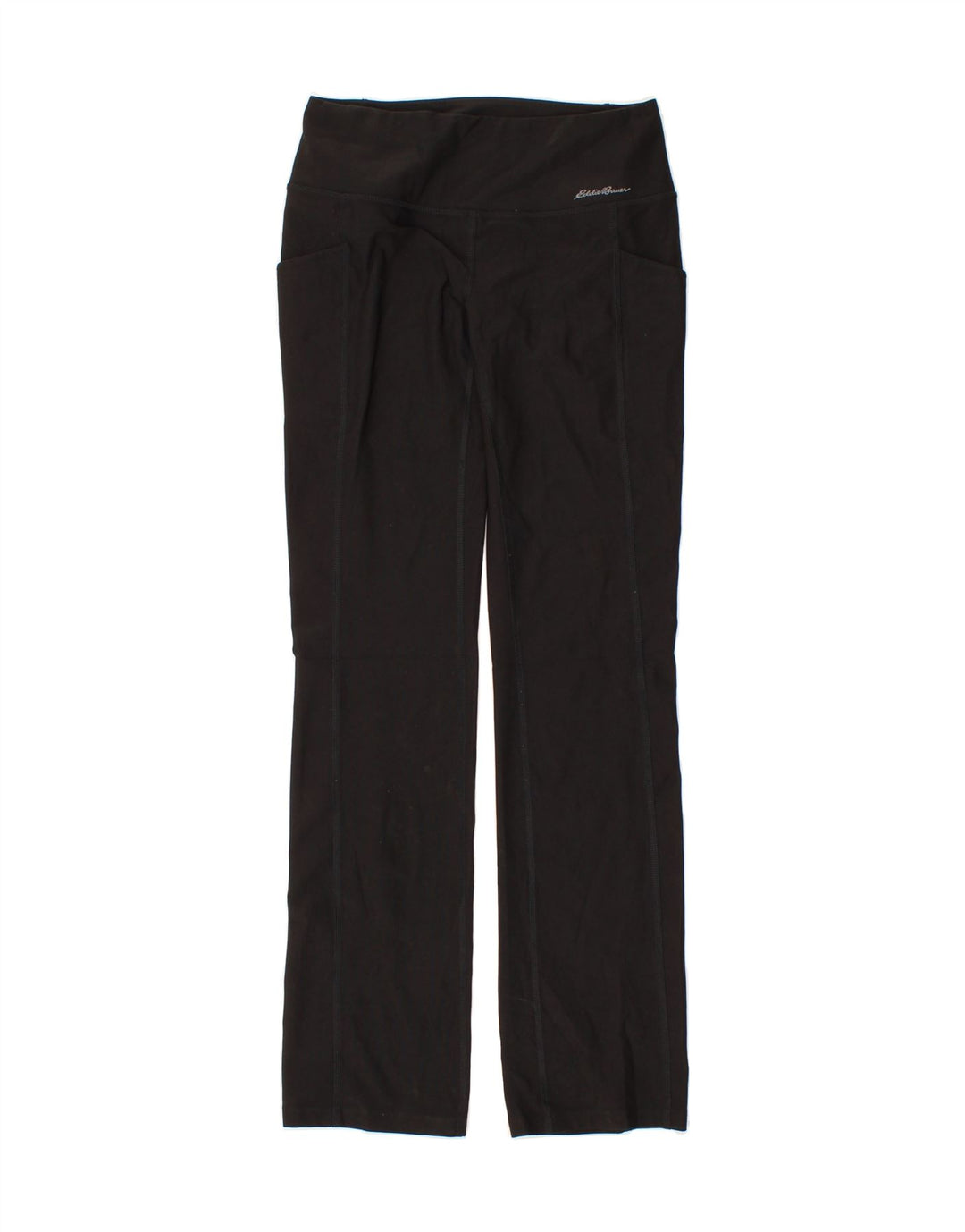EDDIE BAUER Womens Tracksuit Trousers UK 8 Small  Black Polyester Vintage Eddie Bauer and Second-Hand Eddie Bauer from Messina Hembry 