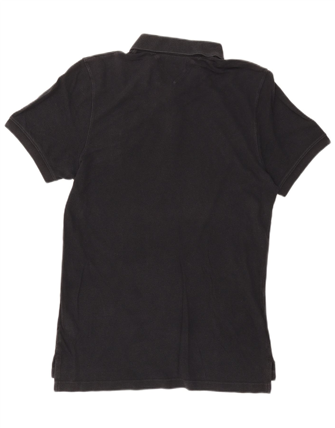 TOMMY HILFIGER Polo para hombre grande de algodón negro