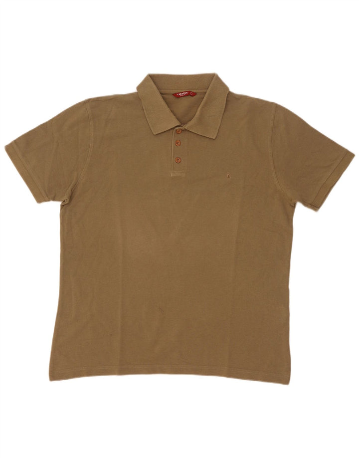 Polo Carrera Hombre Grande Algodón Verde