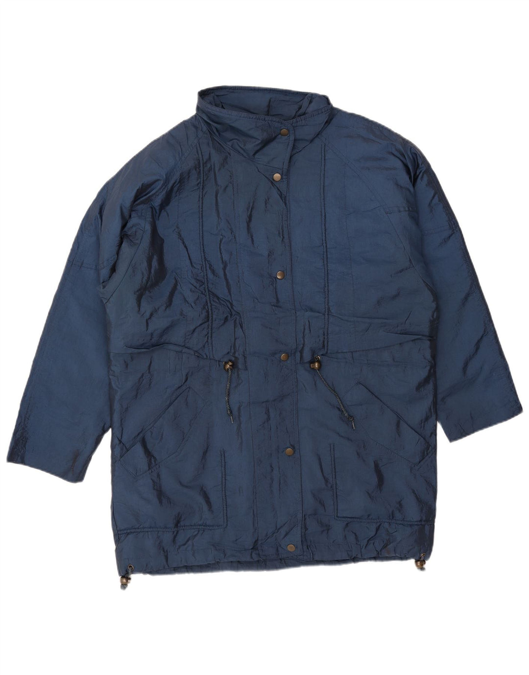 LONDON FOG Chaqueta cortavientos extragrande para mujer UK 10 Small Azul marino