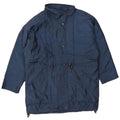 LONDON FOG Chaqueta cortavientos extragrande para mujer UK 10 Small Azul marino