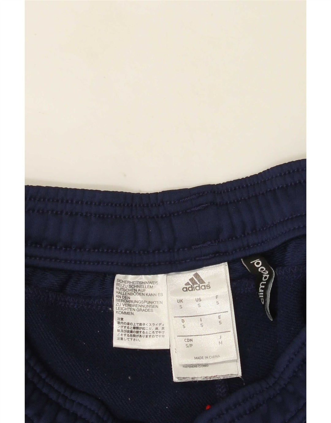 Adidas Hombre Manchester United Chándal Pantalones Pequeños Azul Marino Poliéster