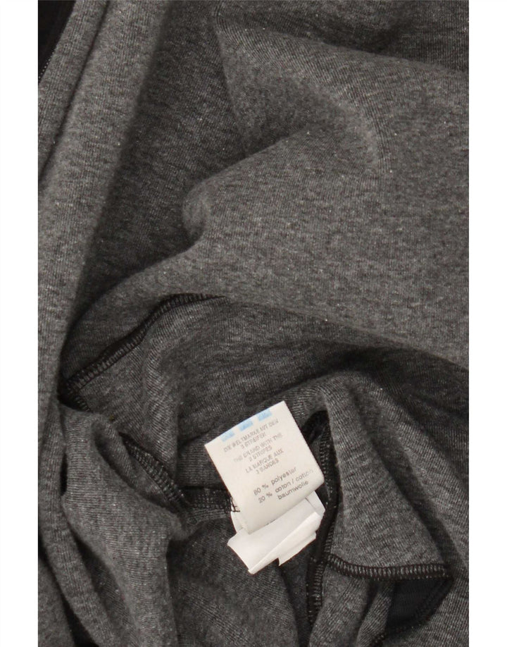 Adidas Chaqueta de chándal para hombre UK 48/50 XL Poliéster negro
