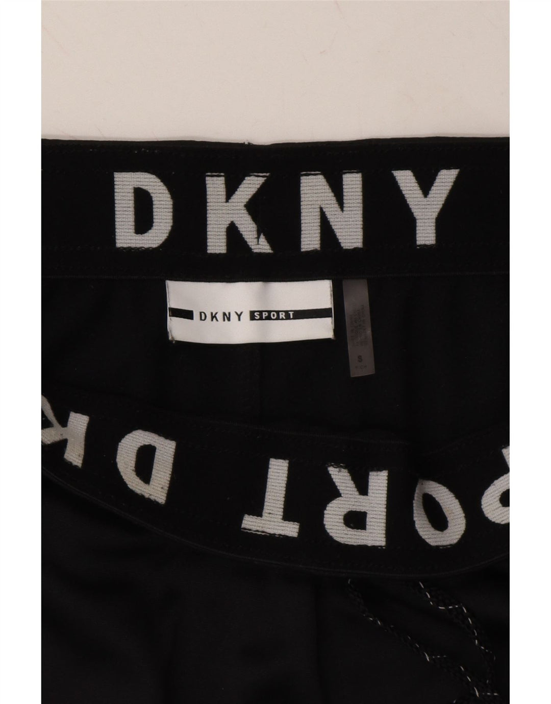 DKNY Mens Tracksuit Trousers Joggers Small  Black Polyester Vintage Dkny and Second-Hand Dkny from Messina Hembry 