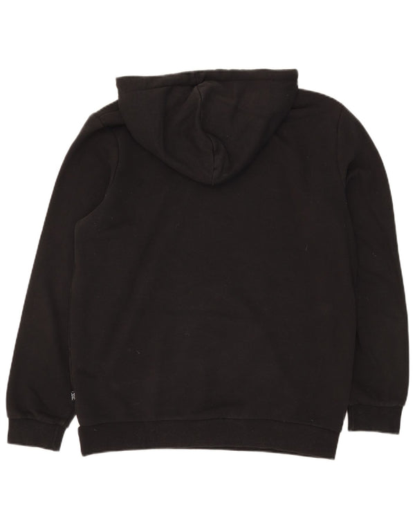 Puma Hombre Sudadera Con Capucha Gráfica Jersey De Algodón Negro Mediano