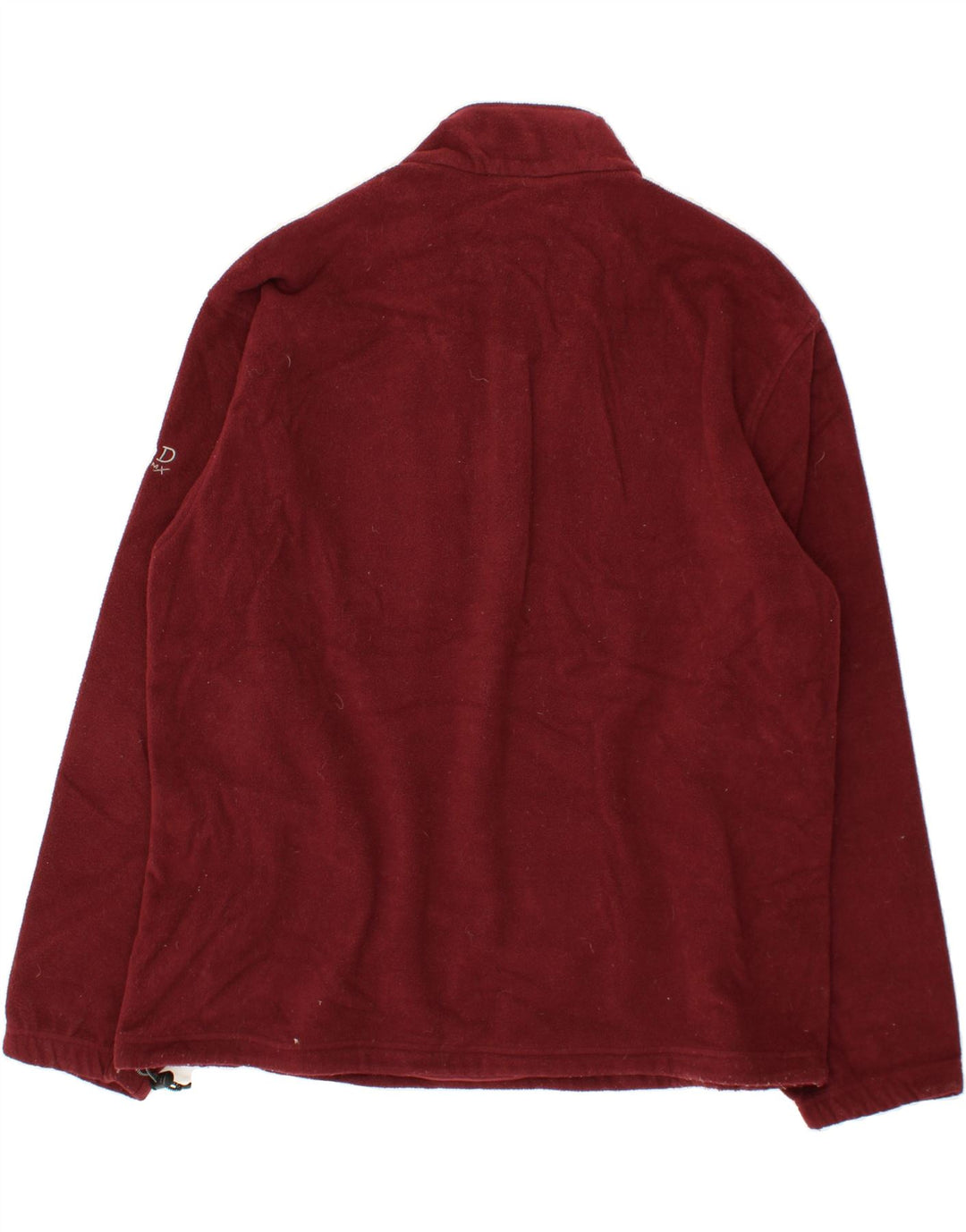 IZOD Mens Zip Neck Fleece Jumper 2XL Red Polyester Vintage Izod and Second-Hand Izod from Messina Hembry 