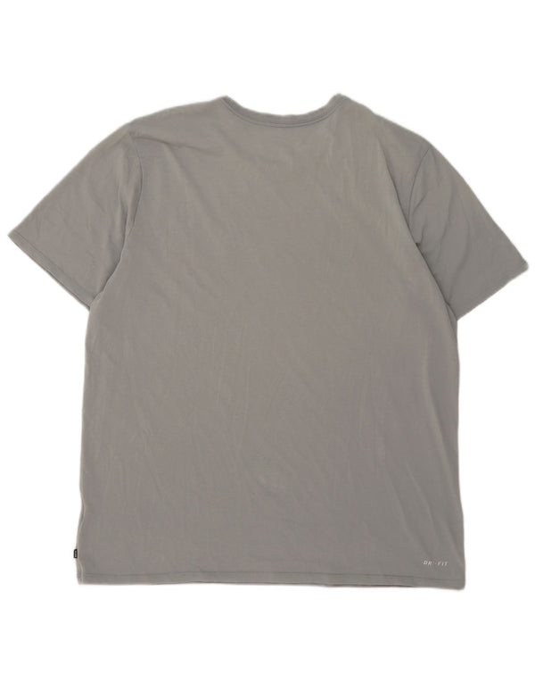 Nike Camiseta gráfica de corte atlético para hombre, 2XL, gris moteado