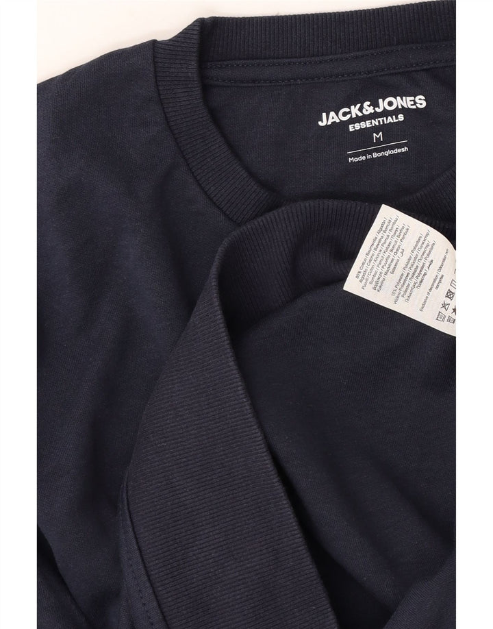 Jack & Jones Hombre Sudadera Jumper Medium Azul Marino Algodón
