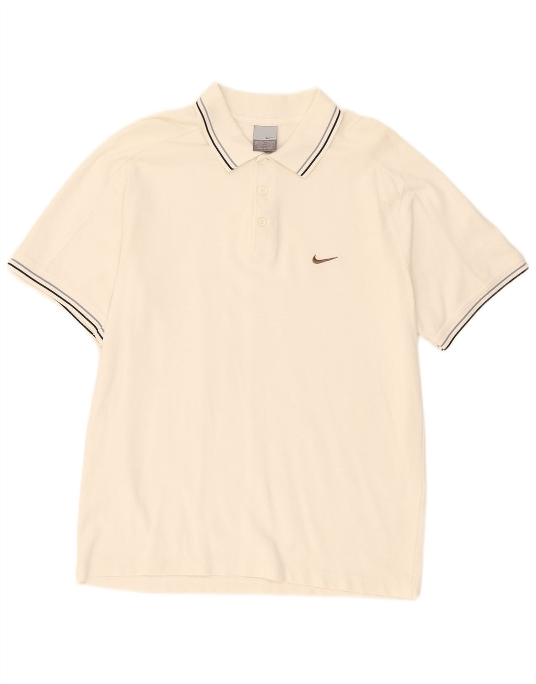 Polo Nike Hombre UK 39/41 Medium Blanco