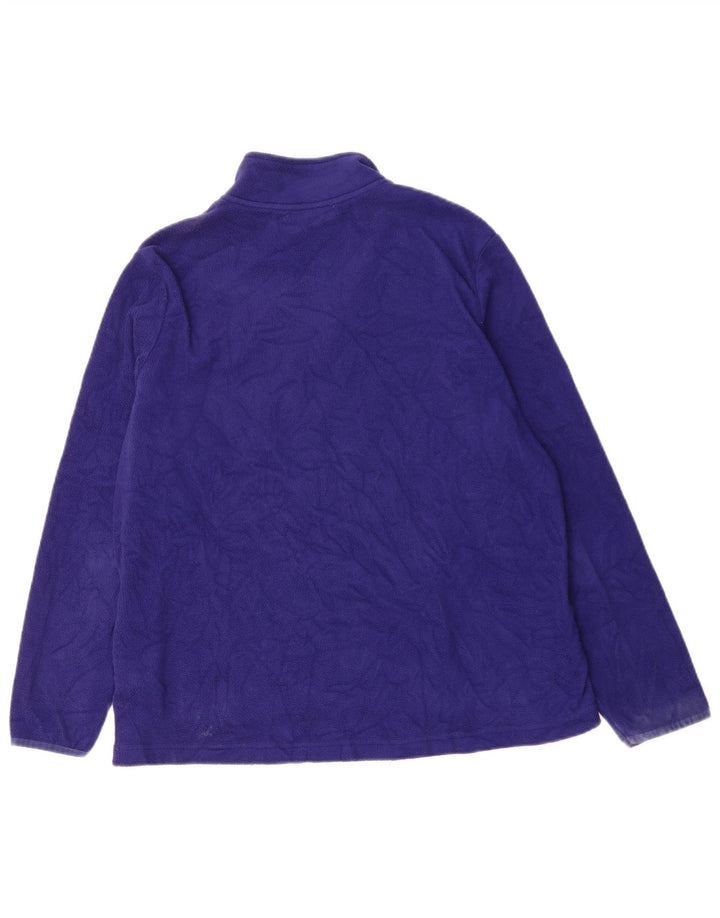 Marks & Spencer Chaqueta polar para mujer UK 20 2XL Poliéster morado