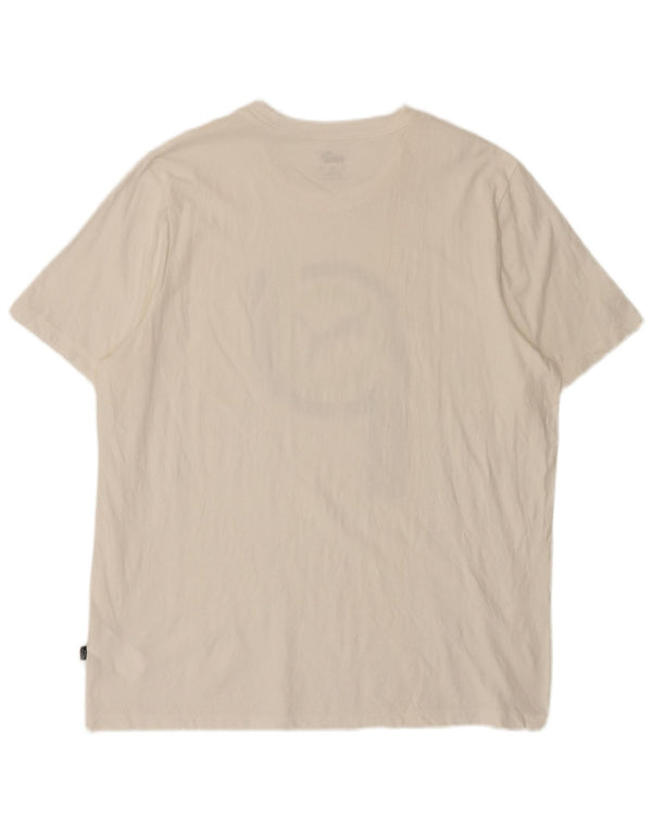 Puma Camiseta gráfica para hombre Top XL Algodón blanco