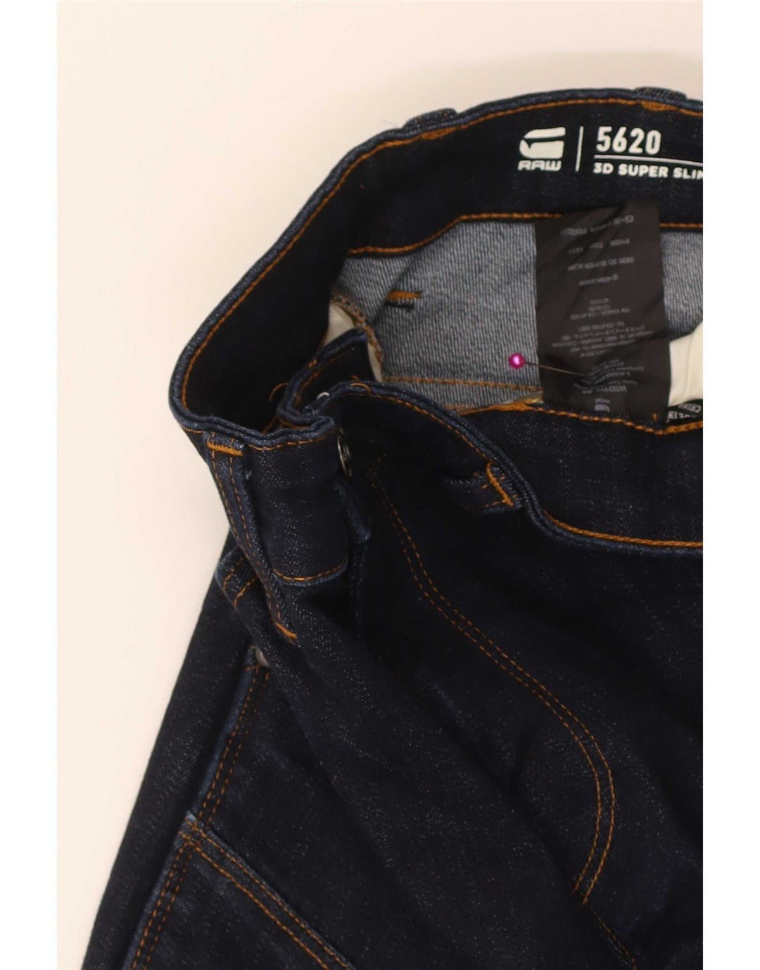 Vaqueros Super Slim 3D Arc Mujer G-Star W29 L32 Azul Marino