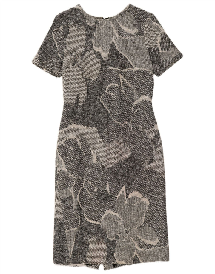Hugo Boss Vestido tubo para mujer Reino Unido 42 Gris medio Floral