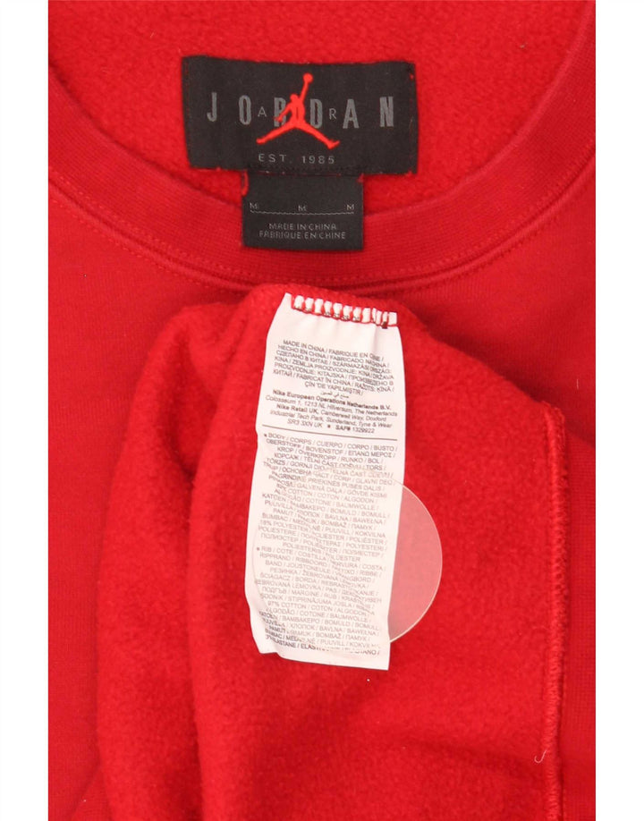 Jordan Hombre Sudadera Jumper Medium Rojo Algodón