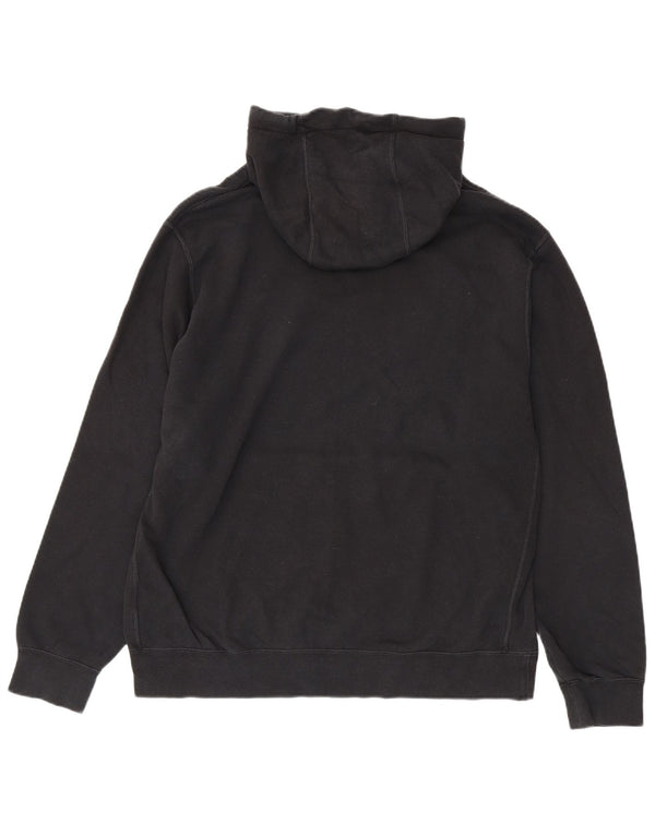 Nike - Sudadera con capucha para hombre, diseño gráfico, talla grande, algodón negro