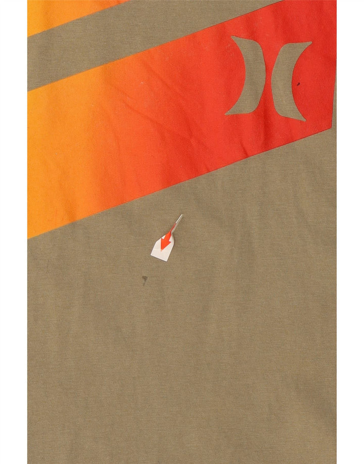 Hurley - Camiseta gráfica para hombre, talla grande, color caqui