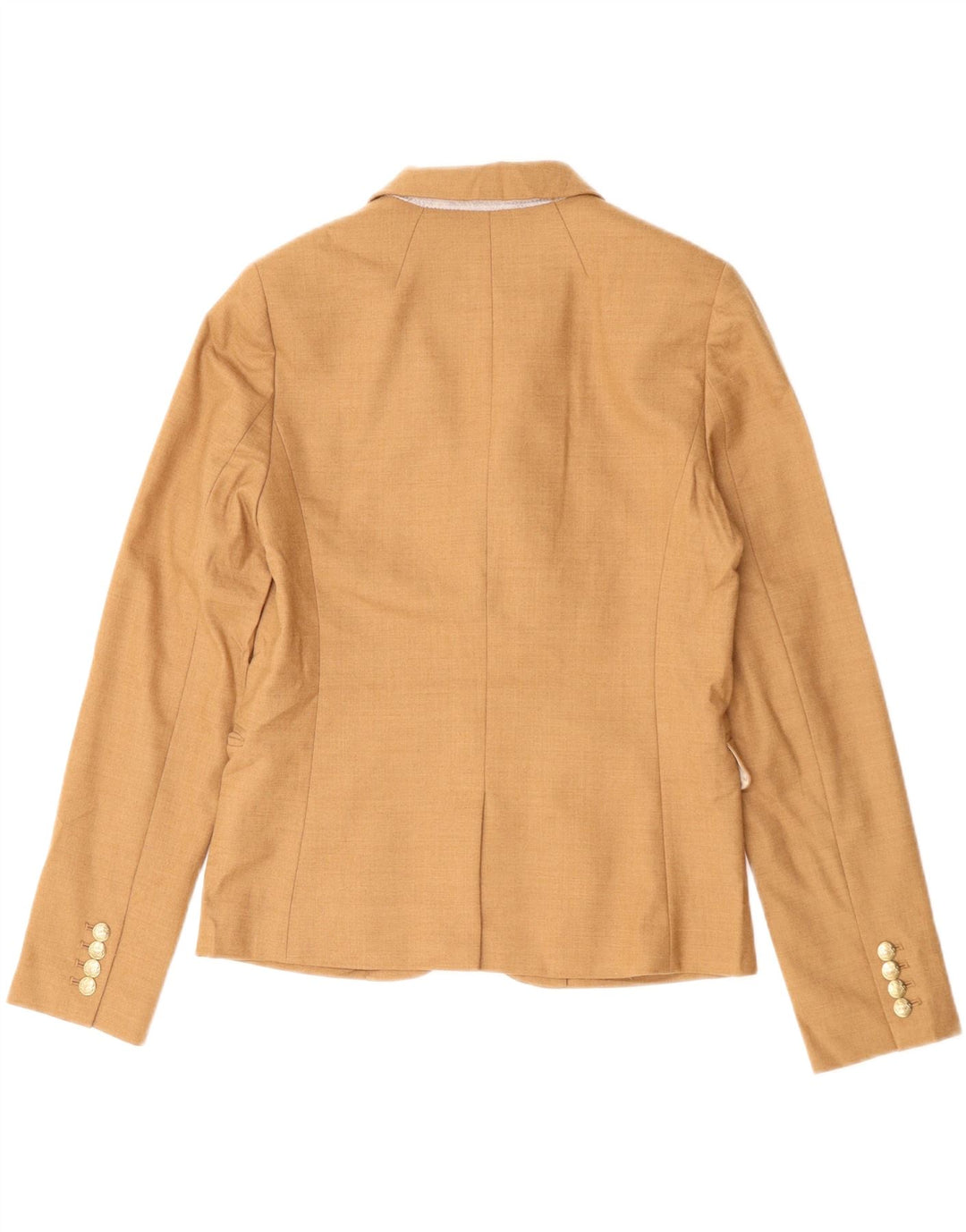 J. Crew Chaqueta tipo blazer de 2 botones para mujer US 6 Lana marrón medio