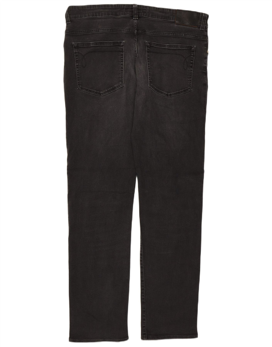 Calvin Klein Jeans rectos para hombre W36 L32 Algodón gris