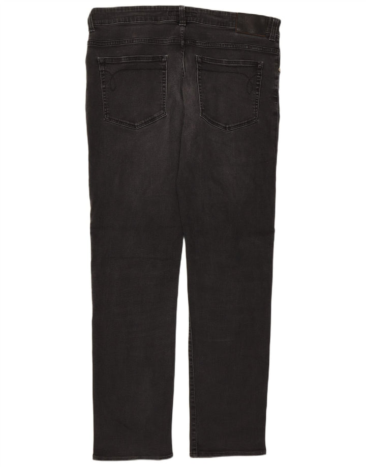 Calvin Klein Jeans rectos para hombre W36 L32 Algodón gris
