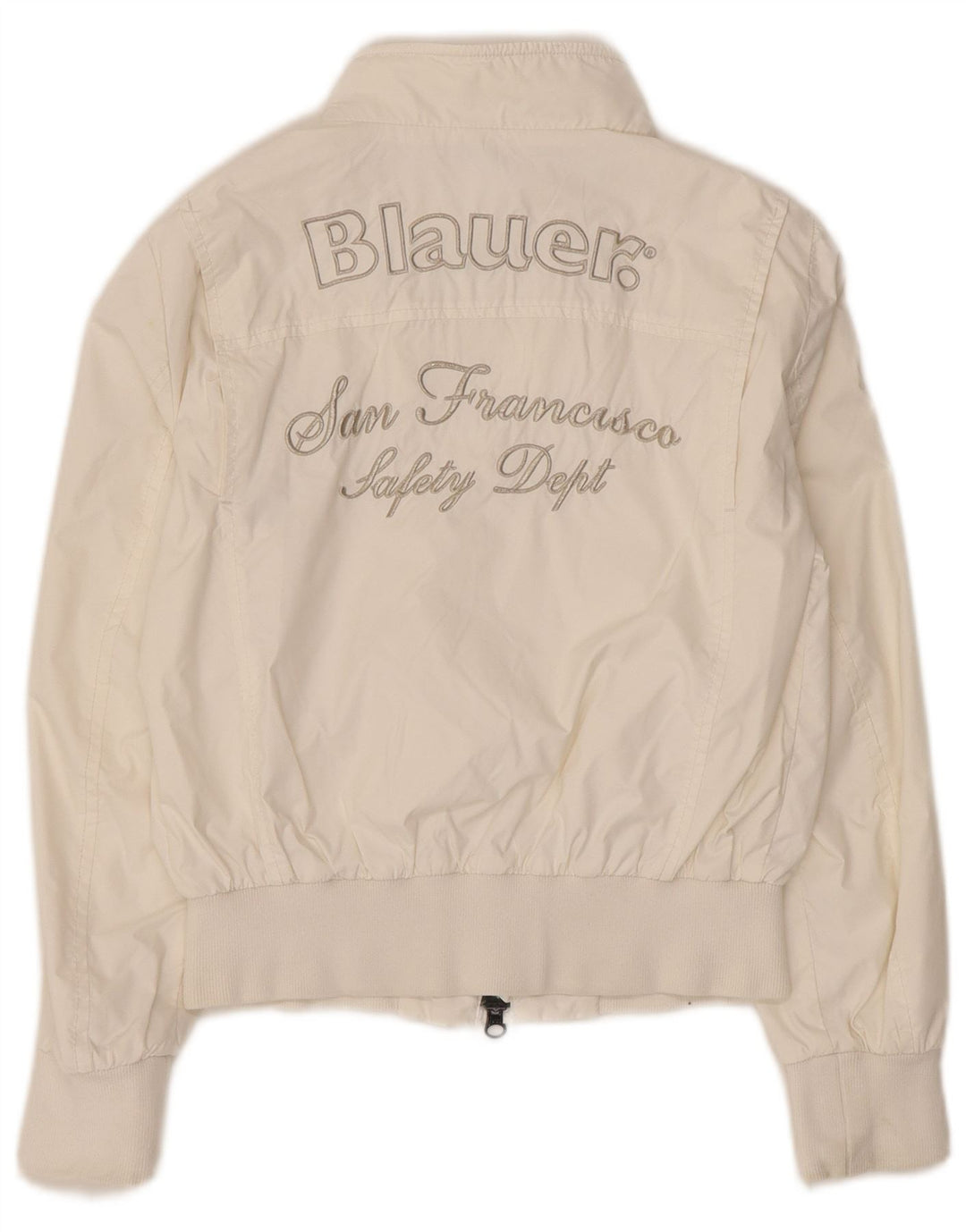 Blauer Chaqueta bomber estampada para niña 9-10 años Nylon blanco