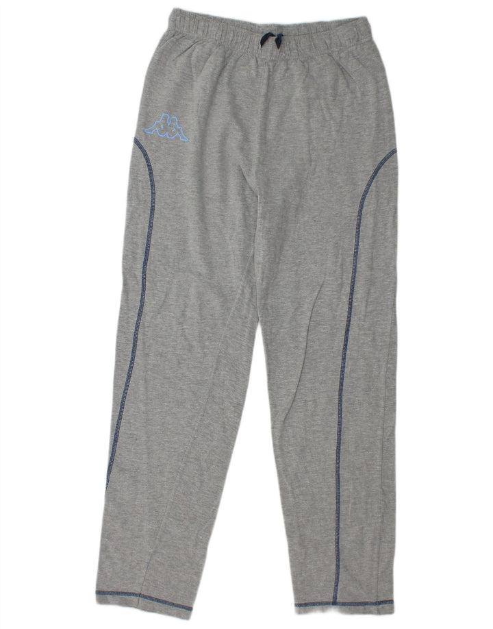 KAPPA Pantalones de chándal para hombre pequeños de algodón moteado gris
