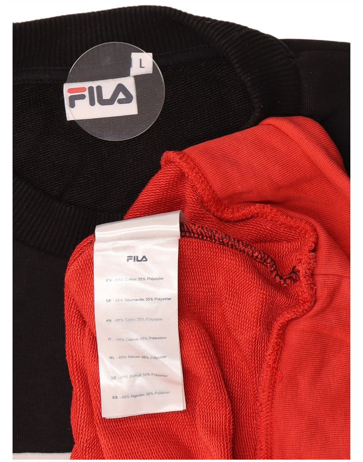 Fila Sudadera gráfica para mujer Jumper UK 46 Large Multicolor Colourblock