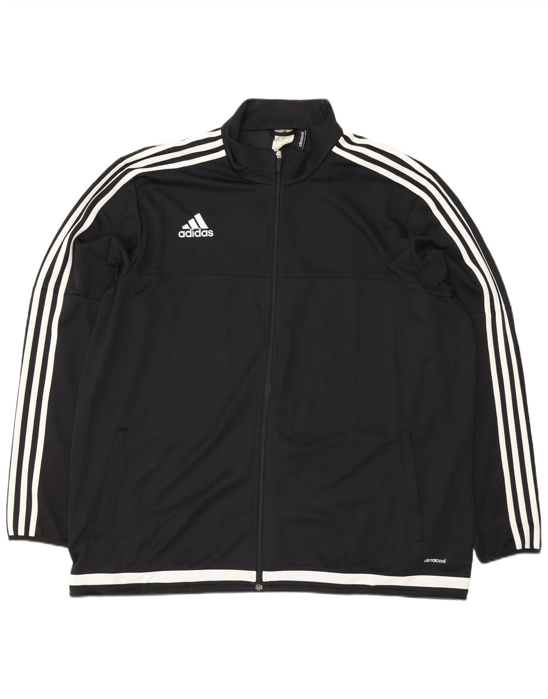 Adidas Mens Climacool Chándal Top Chaqueta 2XL Negro Poliéster