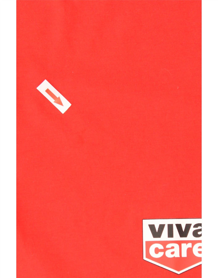 Camiseta Puma Hombre Top Medium Rojo Colorblock Poliéster