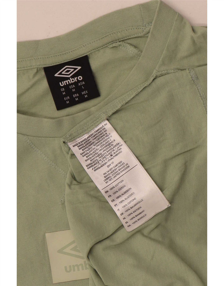 Camiseta Umbro Hombre Top Algodón Verde Medio