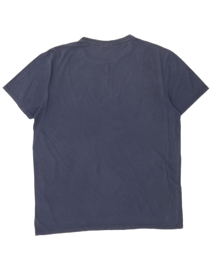 Camiseta Lacoste Hombre Top Grande Azul Marino Algodón