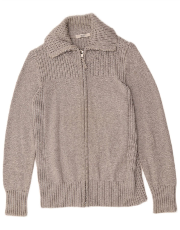 Marks & Spencer - Cárdigan para mujer, talla 40, algodón gris grande