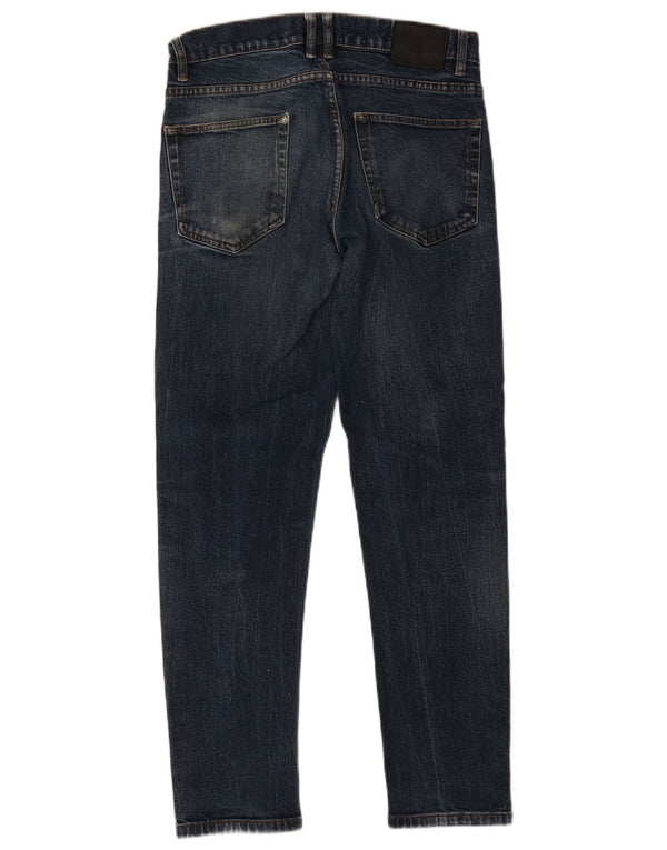 Zara Mens Slim Jeans EU42 Grande W32 L28 Azul Marino