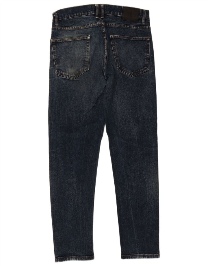 Zara Mens Slim Jeans EU42 Grande W32 L28 Azul Marino
