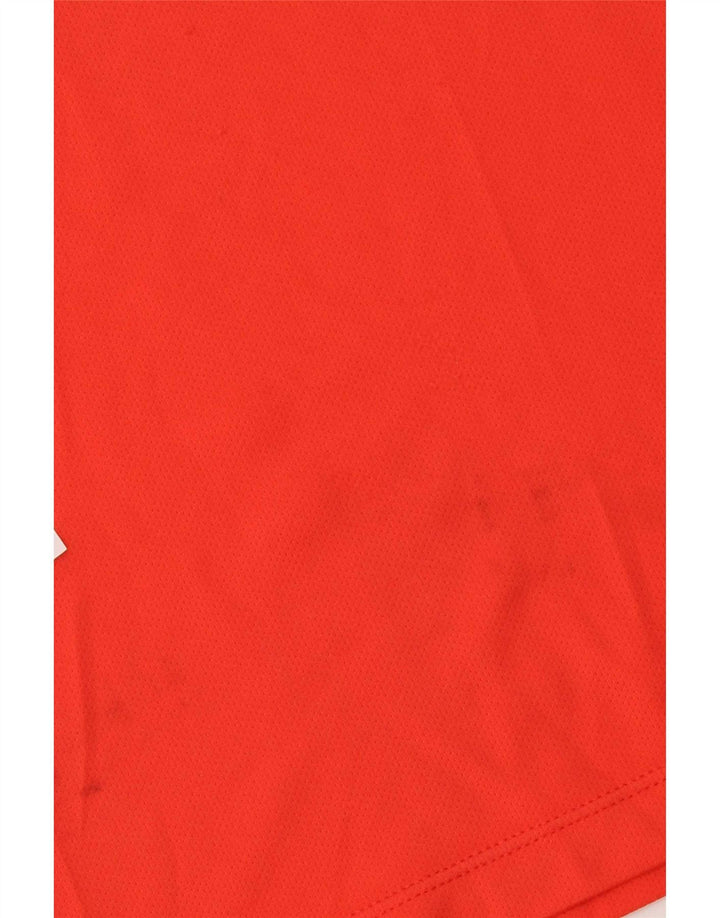 Polo Nike Dri Fit Para Hombre Poliéster Color Block Naranja Grande