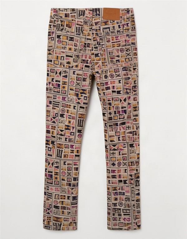 Pantalones Gant Flag Straight Casual W27 L27 Multicolor Algodón