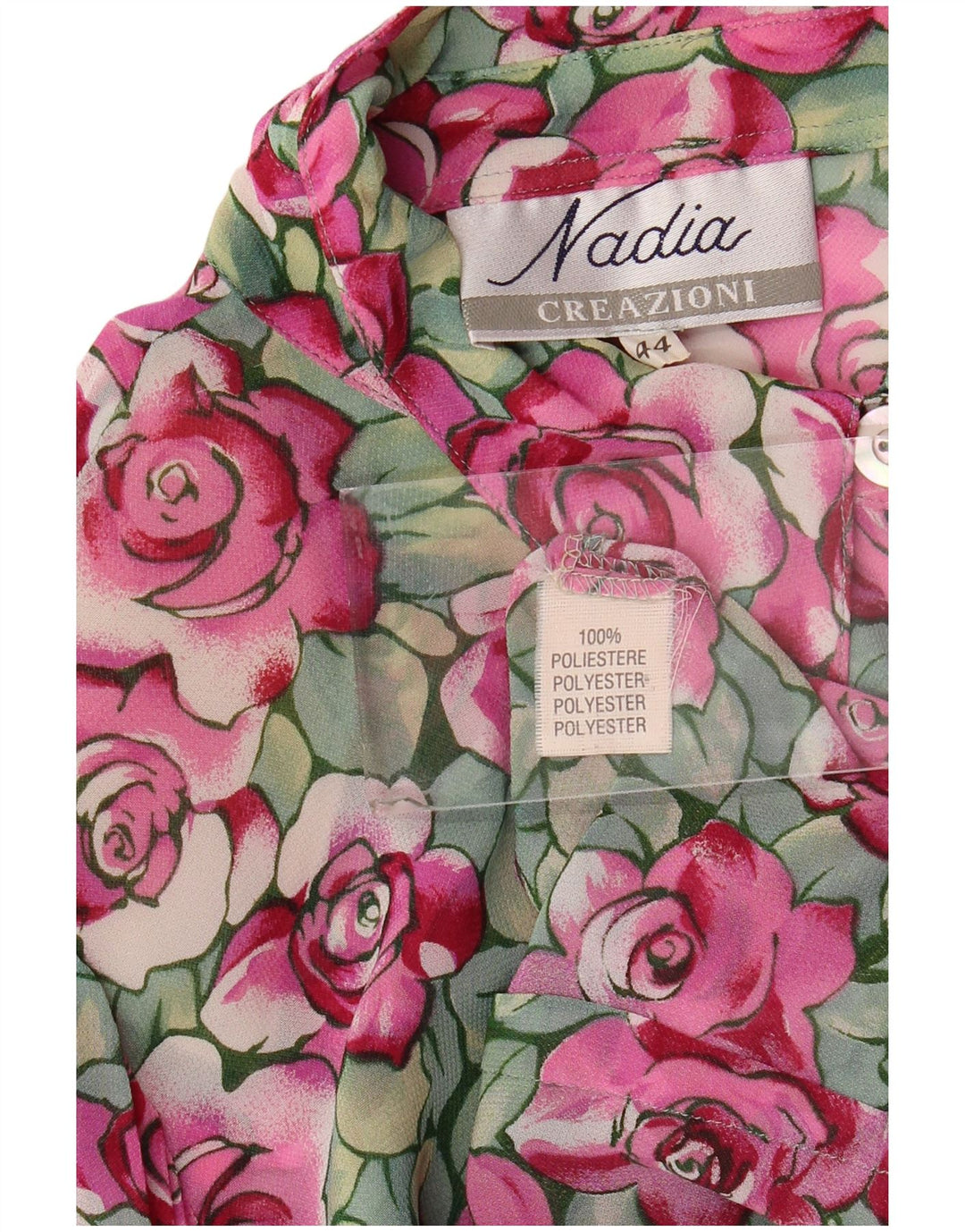 NADIA Blusa camisera de manga 3/4 para mujer IT 44 Medium Multicolor Floral
