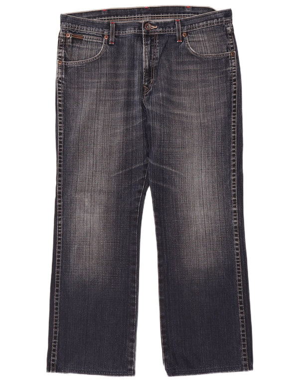 Wrangler Hombre Roxboro Vaqueros Rectos W36 L30 Algodón Azul