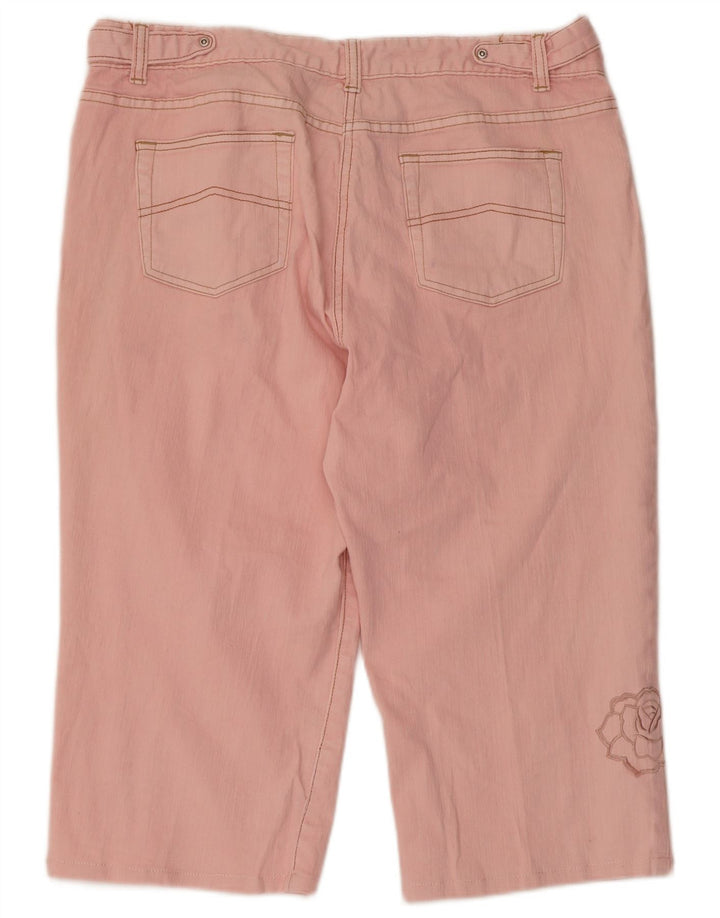 Bermudas regulares para mujer M&Co W36 XL Rosa floral