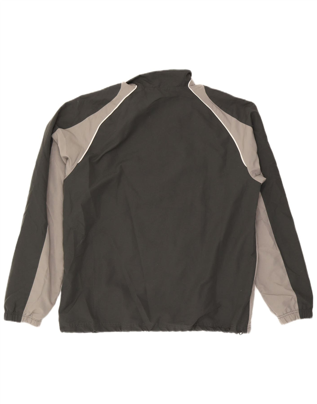 Reebok - Chaqueta de chándal para hombre, talla grande, color negro, poliéster