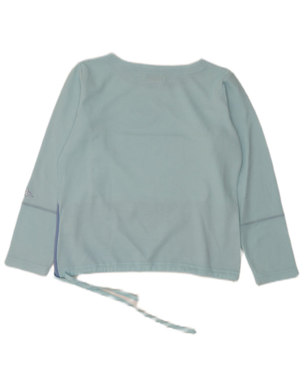 Kappa Top gráfico para niña, manga larga, 13-14 años, 2XL, color azul