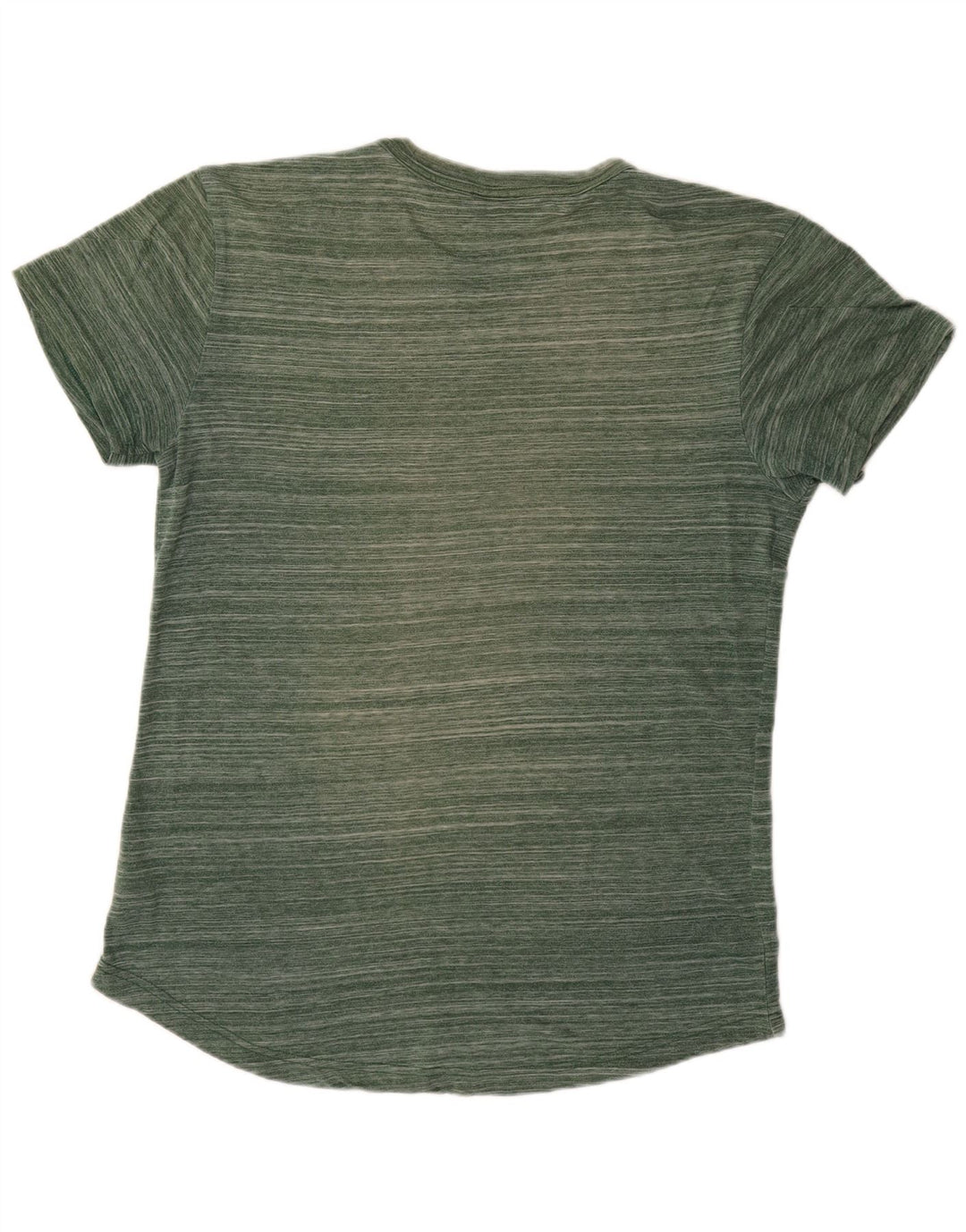 G-STAR Hombre Camiseta Top Poliéster A Rayas Verde Medio
