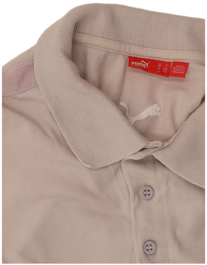 Polo Puma Hombre Pequeño Gris Colorblock